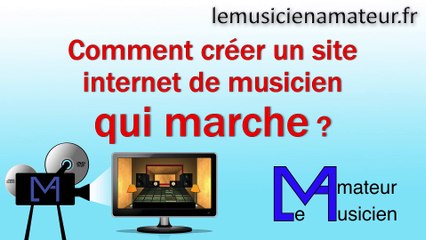 Musiciens : faites votre propre site internet !