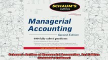 read here  Schaums Outline of Managerial Accounting 2nd Edition Schaums Outlines