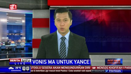Yance Divonis 4 Tahun oleh MA