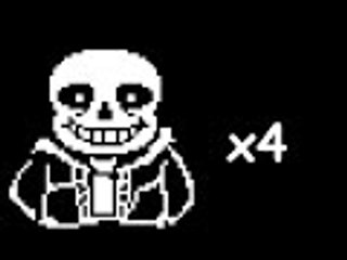 Sans fight sped up x4 | UNDERTALE