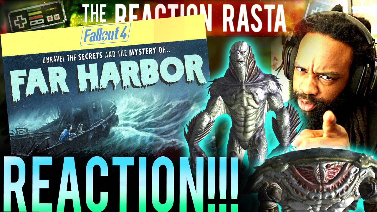 Fallout 4 - Far Harbor Official Trailer - REACTION!!!