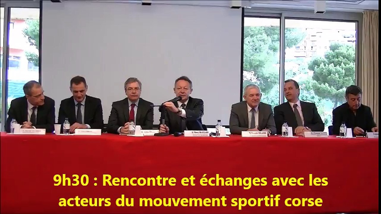 Infrastructures et aides aux déplacements : Thierry Braillard débat avec les acteurs du mouvement sportif et les élus