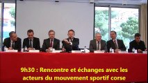 Infrastructures et aides aux déplacements : Thierry Braillard débat avec les acteurs du mouvement sportif et les élus