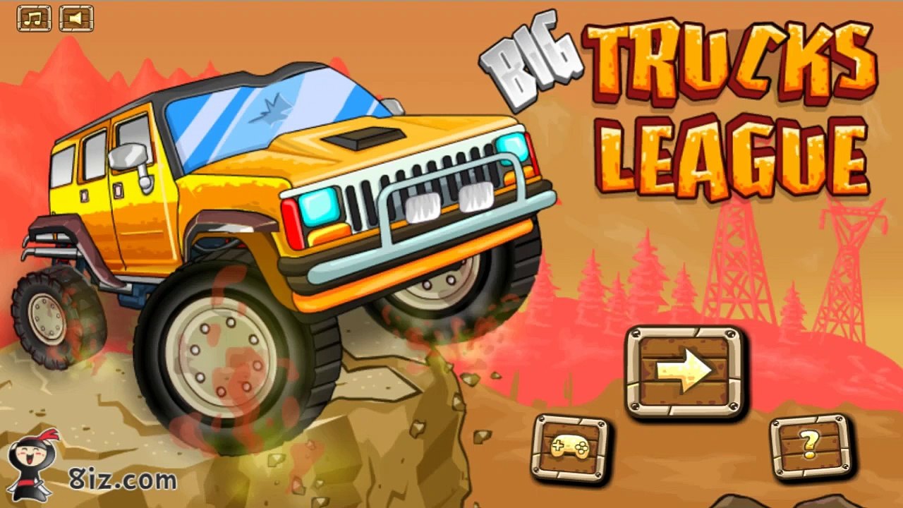 ✔Car cartoons for kids. Big Trucks League. Game play for children. Extreme Speed Cars Racing ✔