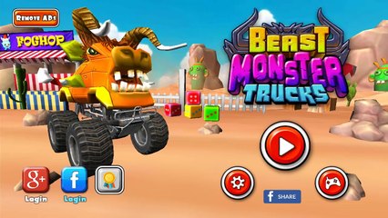 ✔ Beast Monster Truck. Cars Racing / Crazy Speed and Hard Race / Game play for kids / Video for kids