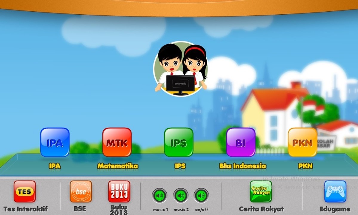 SD K3 - DVD Multimedia 5 Mata pelajaran (contoh video)