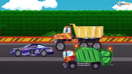 ✔ Cars Cartoons Compilation for children / Racing Car. Race in labyrinth. Construction game ✔