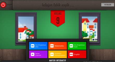 SMP K9 - DVD Multimedia 6 Mata pelajaran (contoh video)