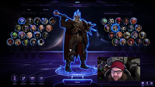 ♥ Heroes of the Storm (Gameplay) - Leoric, The Skeleton King (HoTs Quick Match)
