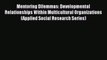 PDF Mentoring Dilemmas: Developmental Relationships Within Multicultural Organizations (Applied