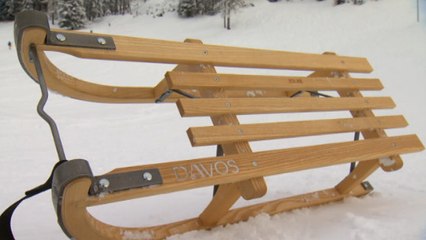 A volta do original "trenó de Davos"