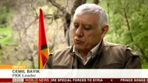 BBC。　イラク山間部に潜んでトルコ政府軍と戦う一方 イスラム国とも戦う PKK - セミル・バイク司令官にインタビュー