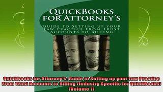new book  QuickBooks for Attorneys Guide to Setting up your Law Practice From Trust Accounts to