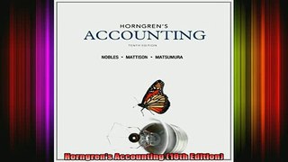 read here  Horngrens Accounting 10th Edition