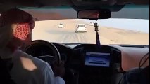 Abu Dhabi Desert Safari, Dune Bashing done by Katelyn Walker