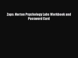 PDF Zaps: Norton Psychology Labs Workbook and Password Card Free Books