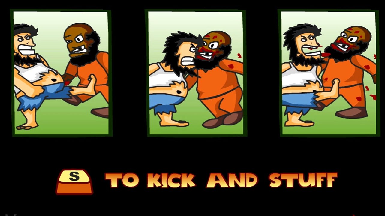 Hobo se la raconte en prison = jeu de bagarre = jeu en ligne