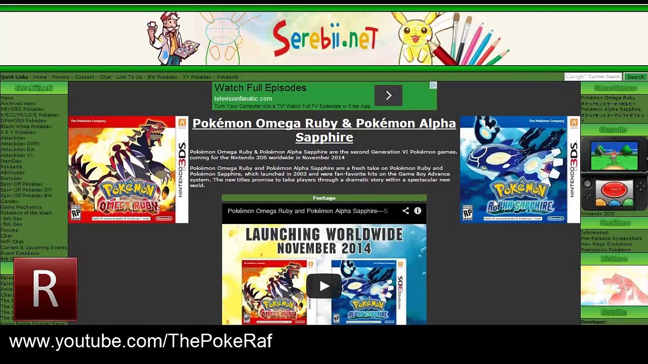 Pokemon Omega Ruby And Alpha Sapphire Episode 1 Video Dailymotion