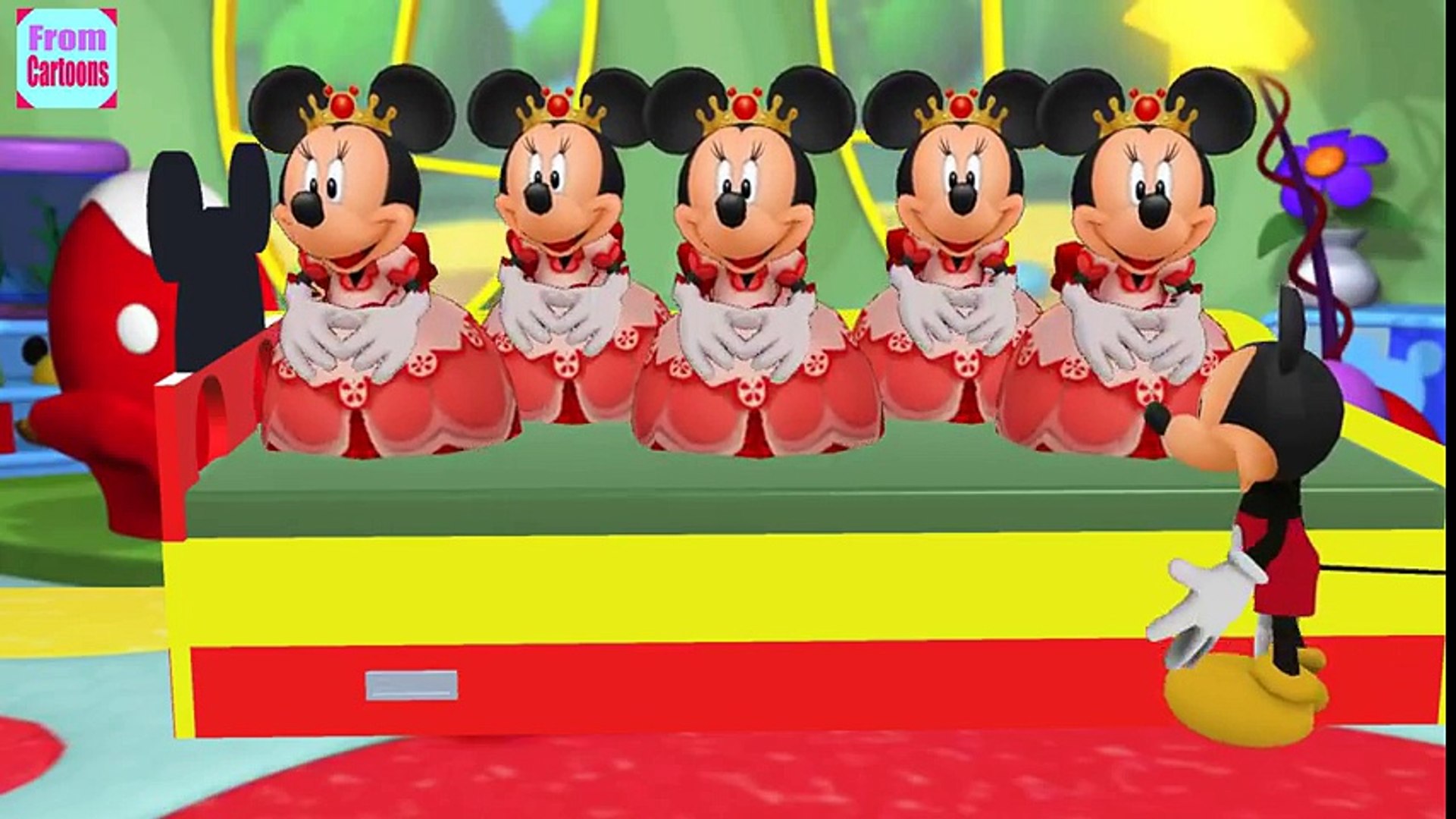 Five Little Mickey Mouse Jumping on The Bed at ClubHouse Nursery Rhymes for  Children - video Dailymotion