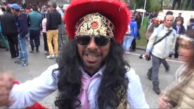 Edirne Hıdırellez Şenliklerinde Dev Ateş Yakıldı