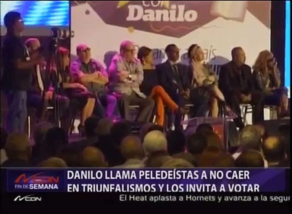 Danilo llama a peledeístas a no caer en triunfalismos