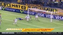 Los últimos juegos entre Rosario Central y Nacional · Copa Libertadores 2016 (cuartos, ida, previa)
