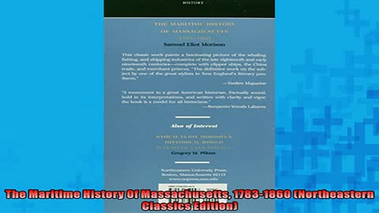 READ book  The Maritime History Of Massachusetts 17831860 Northeastern Classics Edition  FREE BOOOK ONLINE