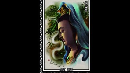 Mẫu hình xăm phật tử thể hiện sự bình an