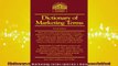 FREE DOWNLOAD  Dictionary of Marketing Terms Barrons Business Guides  BOOK ONLINE
