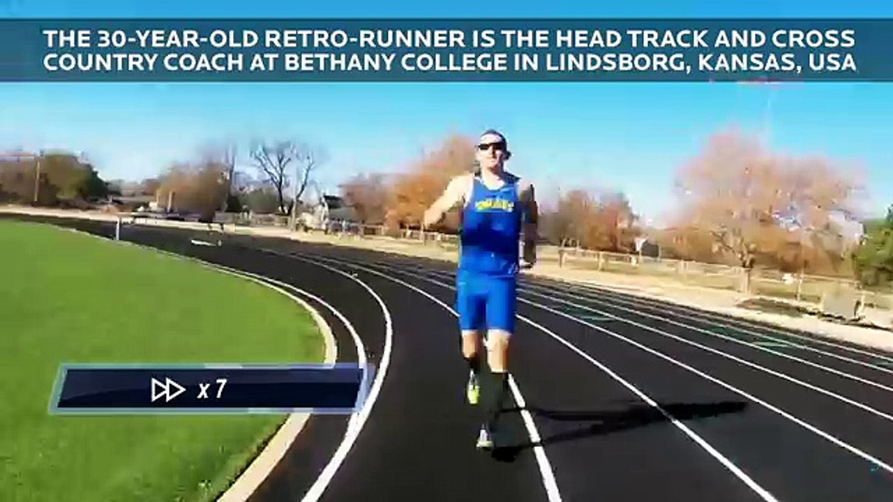 Fastest run backwards one mile - Guinness World Records