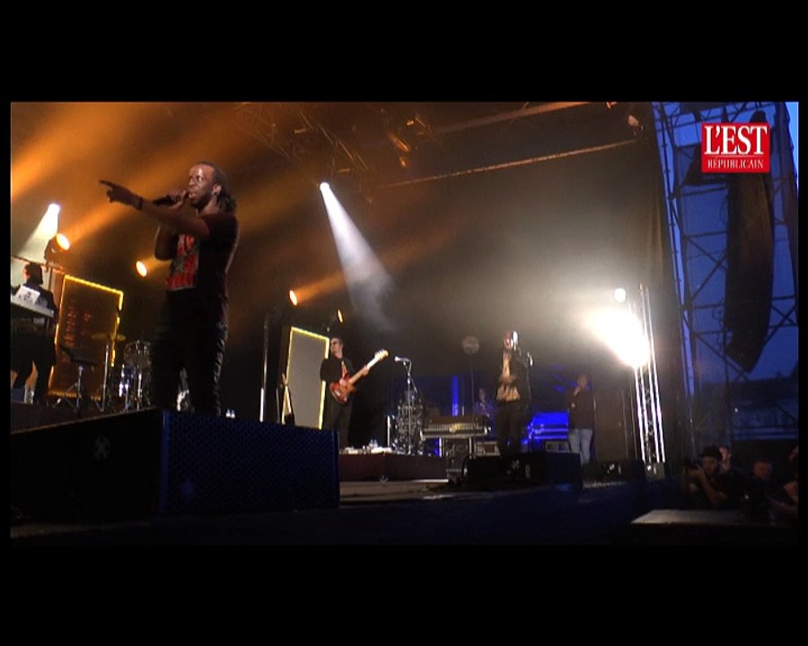 Le rappeur Youssoupha en concert au Festival Rolling Saone Gray