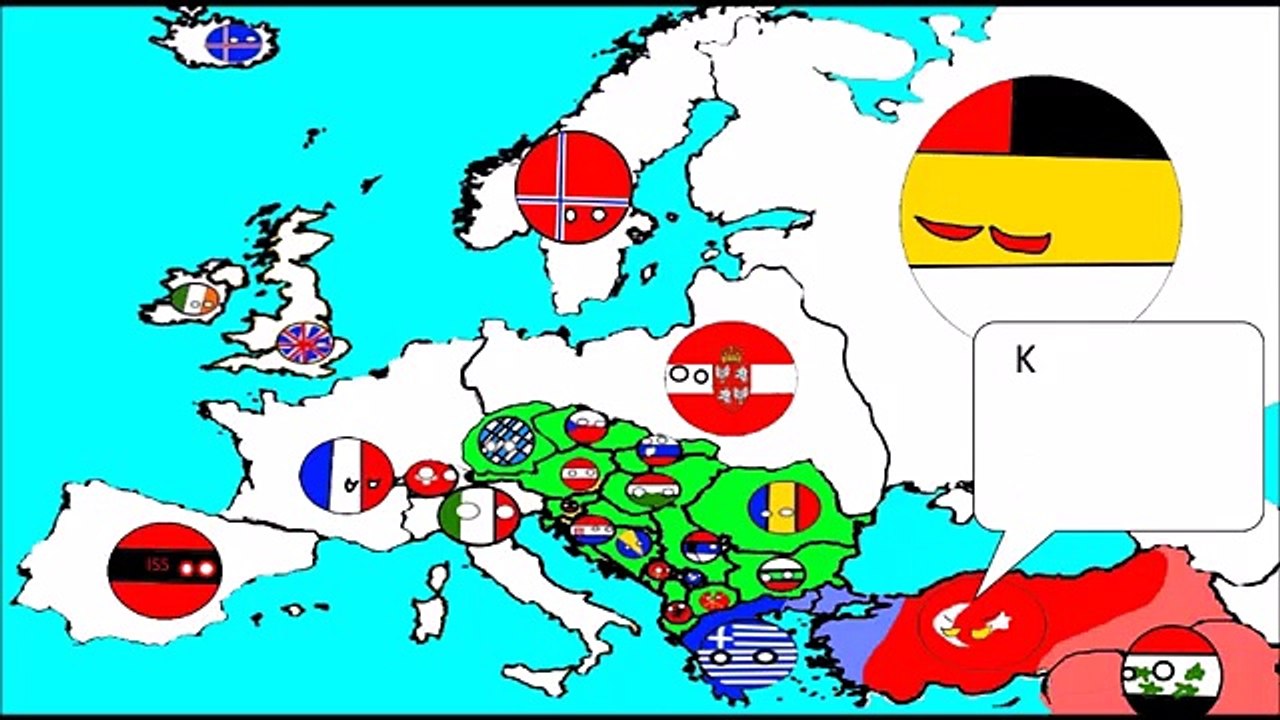 alternative future of  europe in countryballs 2