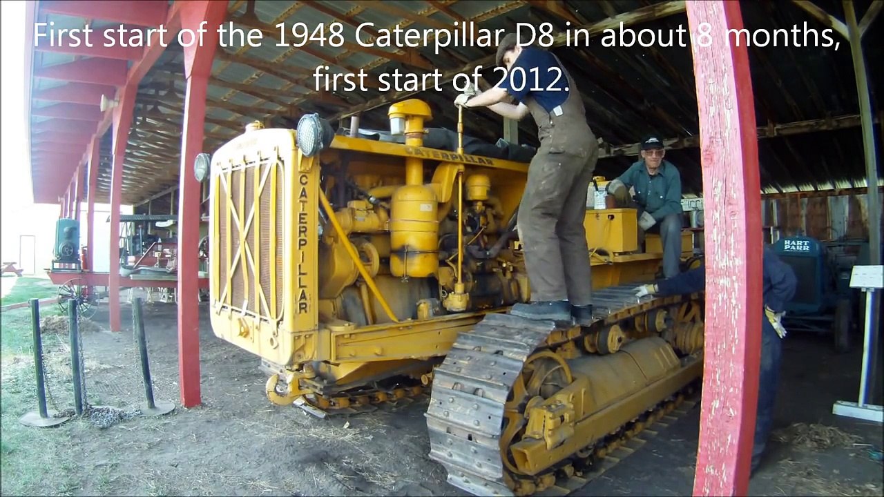 1948 Caterpillar D8 First Start 2012