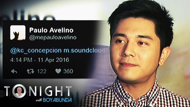 TWBA: Paulo Avelino tags KC Concepcion on Twitter