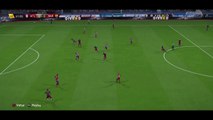 Gol de Dani Alves, contra o Atlético de Madrid