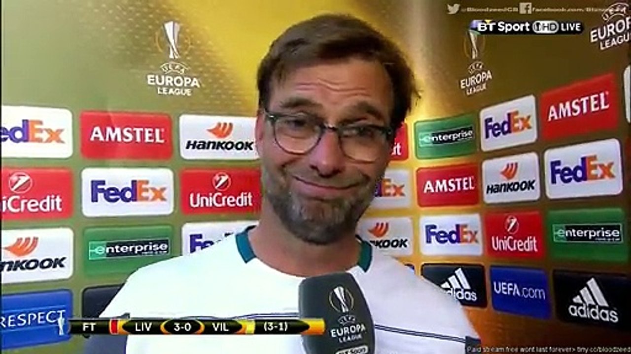 Liverpool 3-0 Villarreal - Jürgen Klopp Post Match Interview 2016