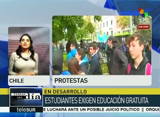 Chile: gobierno responde con violencia exigencias de estudiantes