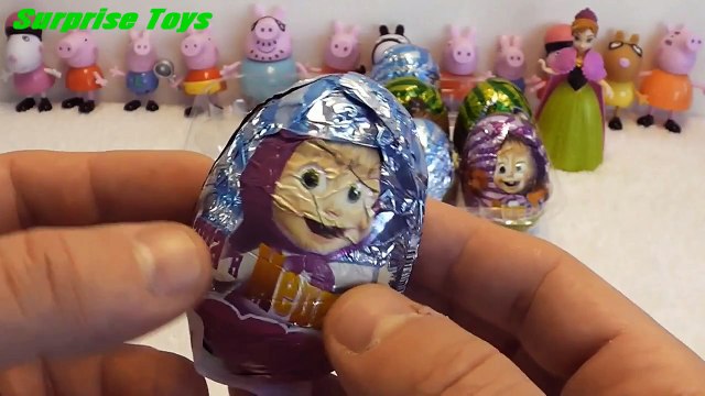 Маша и Медведь, Masha i Medved, Frozen, Disney, Peppa Pig, Frozen Toys, Peppa Pig Toys, 8