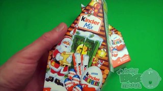 Kinder Surprise Eggs New Santa Claus Christmas Toys Opening & Unboxing