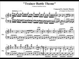 Pokémon RBY Trainer Battle Theme (Piano Sheet Music)