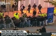 Porto Sporting. Confrontos nas Antas. Extrema violência na Alameda do Dragão antes do jogo