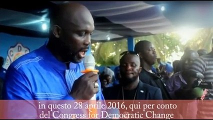 Weah: candidato presidente della Liberia per il 2017!