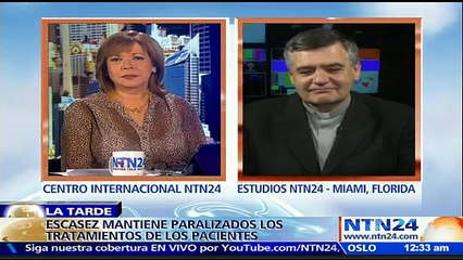 Gobierno “no ha aprobado” un permiso que permitiría ingreso de alimentos y medicinas a Venezuela: Padre Santiago Martin a NTN24