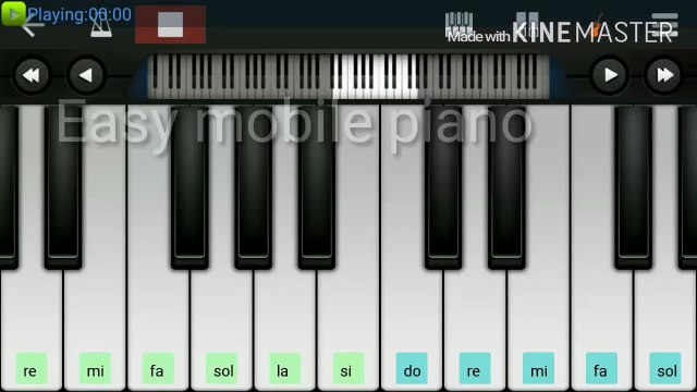 Janam janam (dilwale) Shah Rukh Khan Arijit Singh easy mobile piano violin