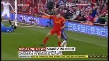 Luis Suarez Bites Branislav Ivanovic