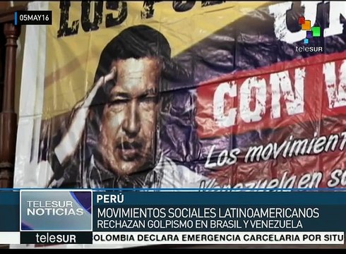 Perú: movimientos de AL rechazan arremetidas golpistas en la región