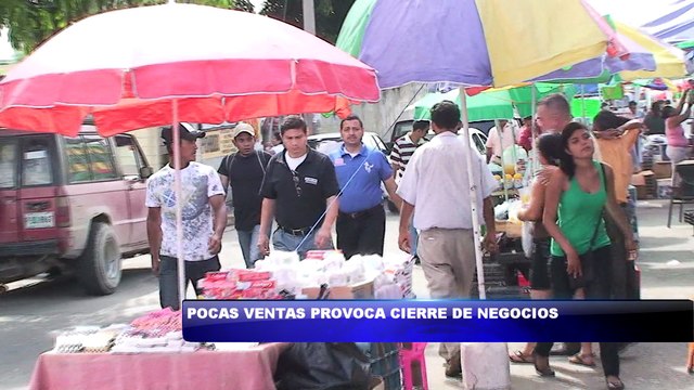 Pocas ventas provoca cierre de negocios en San Pedro Sula