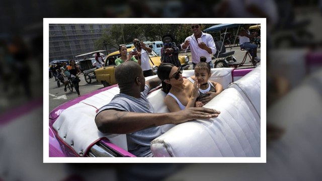 Kim Kardashian Flaunts Major Cl**vage In Skintight White Outfit In Cuba