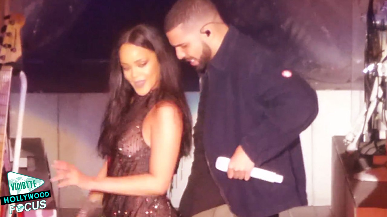 Rihanna Brings Out Drake in LA To Perform Work