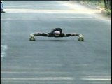 Limbo Roller-skater........  Shibani 26 Car 46 Sec, 6 inches from ground...